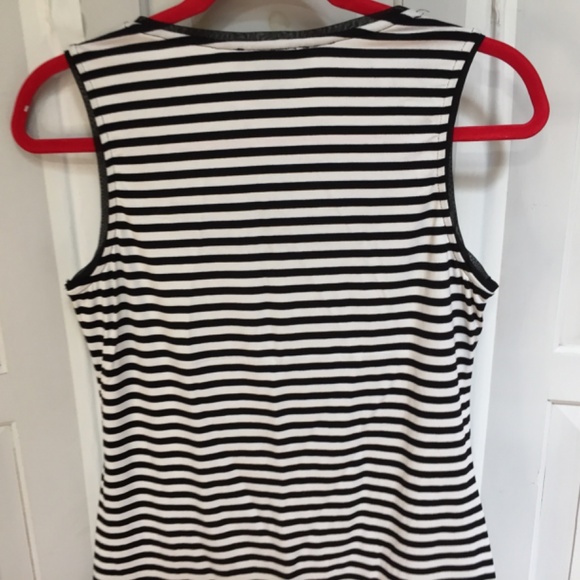 White House Black Market Striped Sequin Tank Top~ NWT - Picture 13 of 16